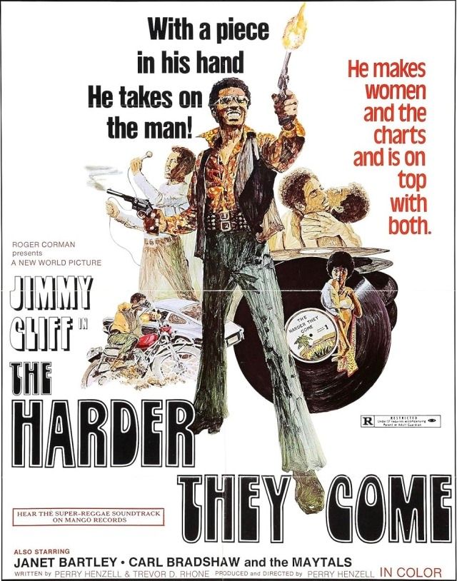 A movie poster for "The Harder They Come"