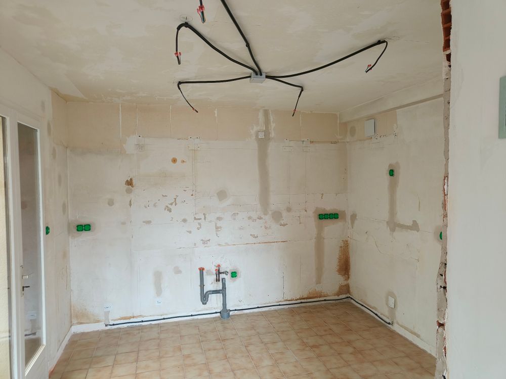 Photo de ma cuisine en chantier