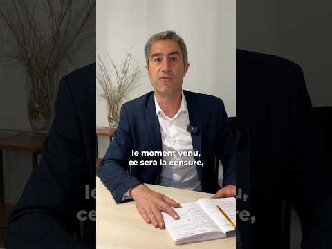 Ma réaction aux déclarations de bientôt l'ex-Premier ministre