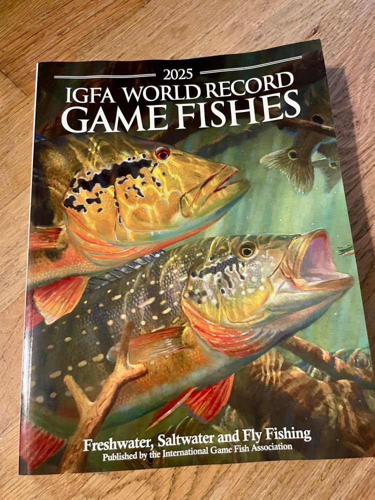 Cover of the 2025 IGFA World Record Game Fishes.
