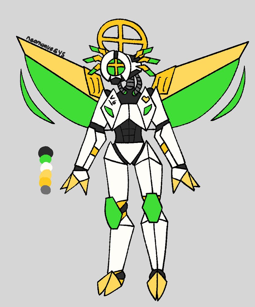 Our OC V6 with an alternate white, gold, and green color palette.