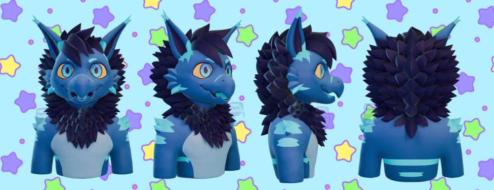 3D Bust turnaround of Rav