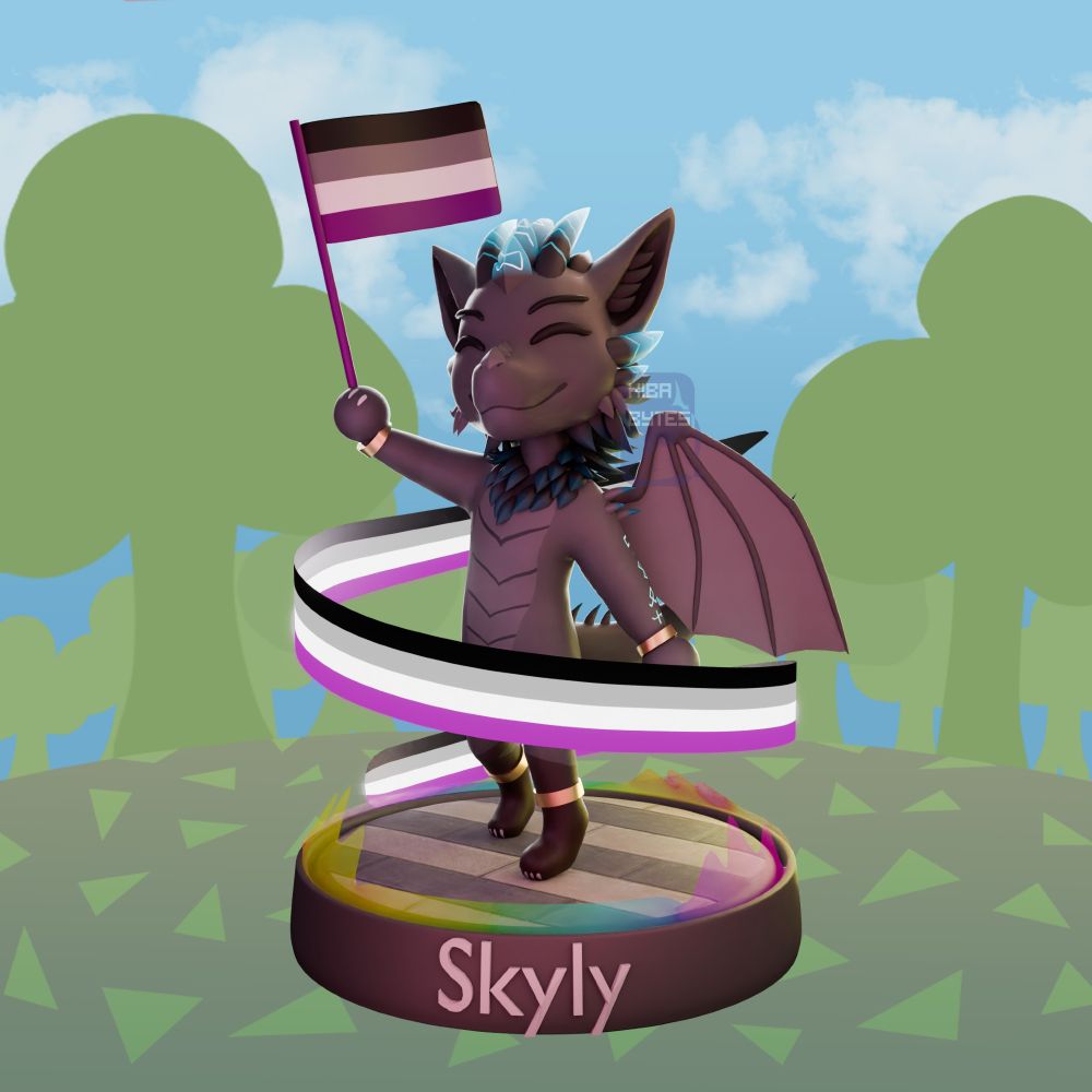 Pride figurine of Skyly
