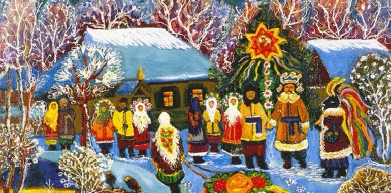 Ukrainian Christmas art 