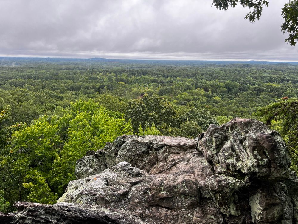 View of Charlotte from Crowders Mountain