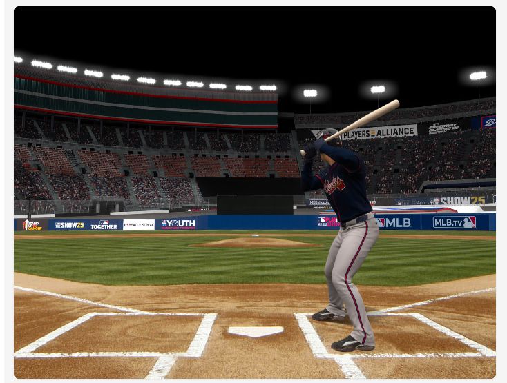 MLB Gameday image showing Bristol Motor Speedway