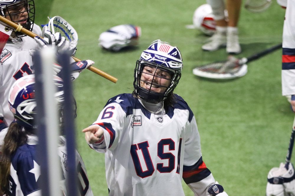 The college programs represented at the WOMEN'S World Box Lacrosse Championships