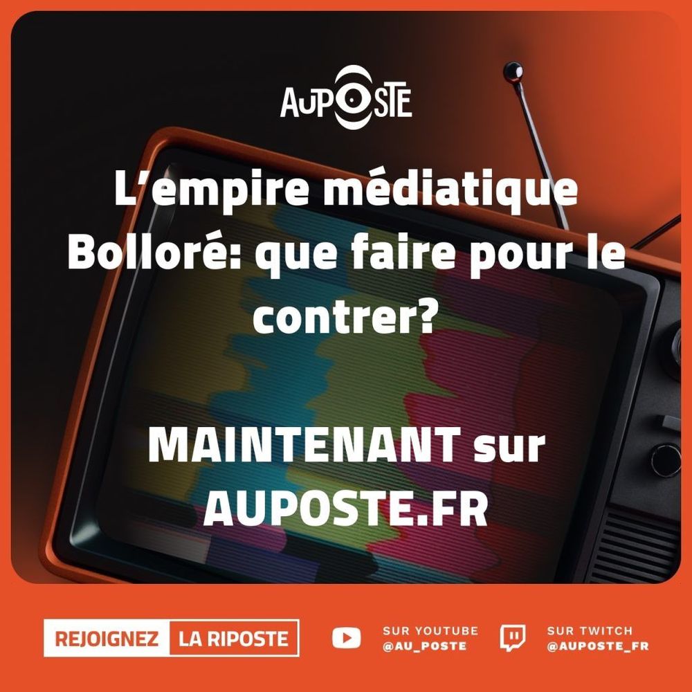 L’empire médiatique Bolloré: que faire pour le contrer?

MAINTENANT sur AUPOSTE.FR