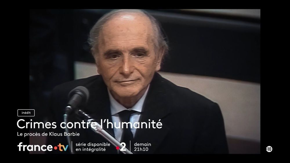 Crimes contre l'humanité, la procès Klaus Barbie sur France 2 mardi 8 avril 2025