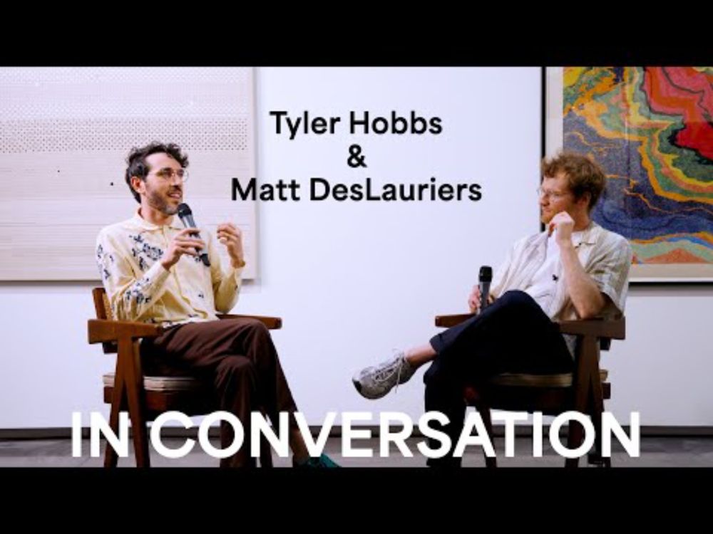 Artist on Artist: Tyler Hobbs & Matt DesLauriers in Conversation