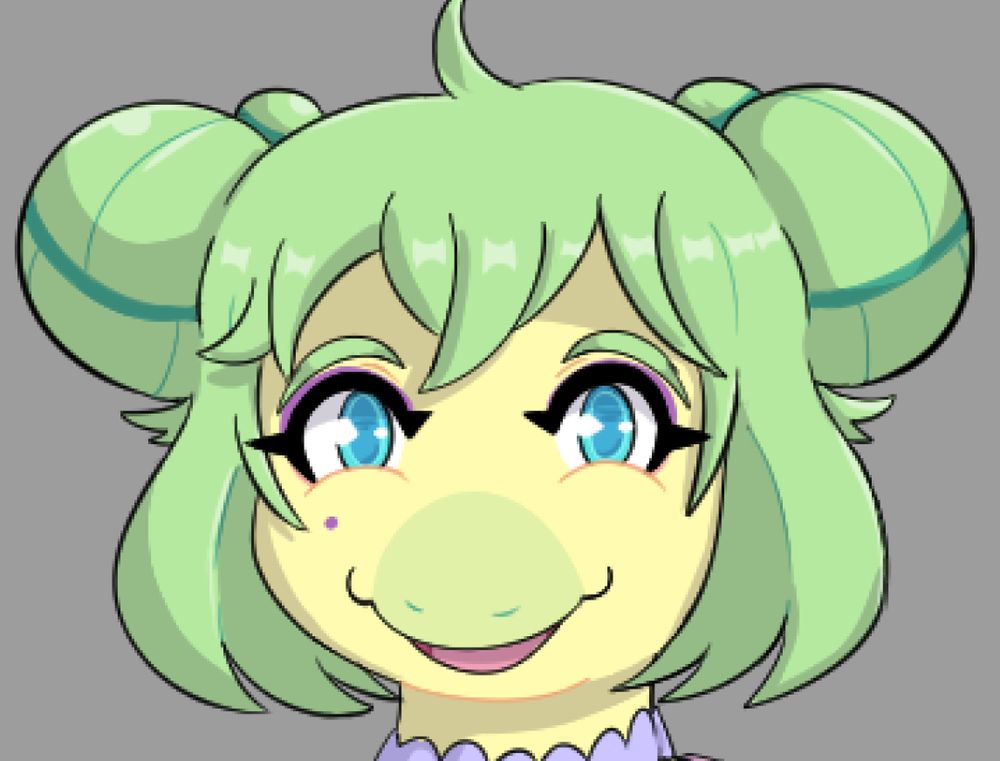 Part of the redesign of Stella von Stern from Stegosaurus Carnival