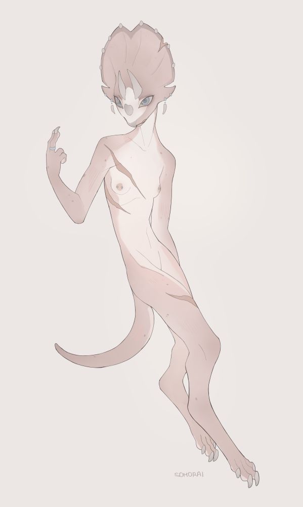 First time drawing an anthro dino 🦕
