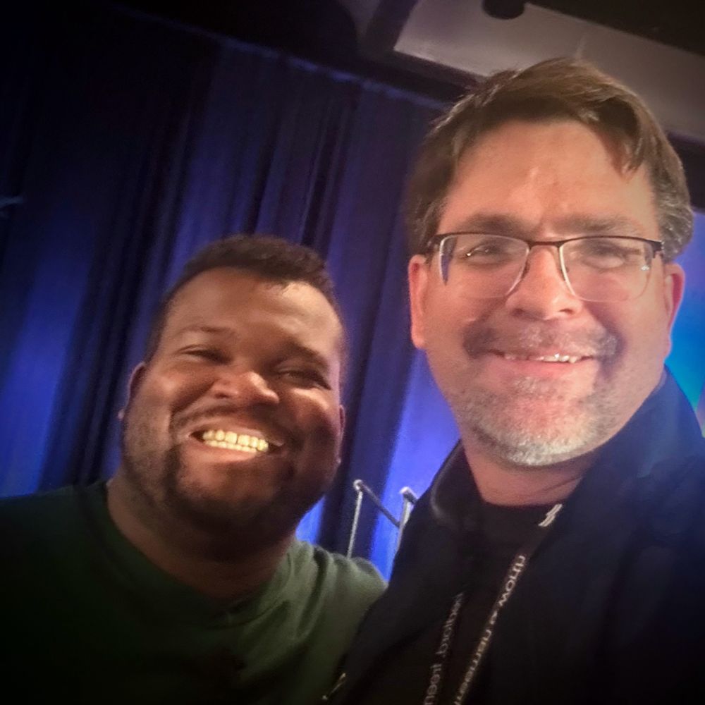 A selfie of original poster along with Alex Troutman.