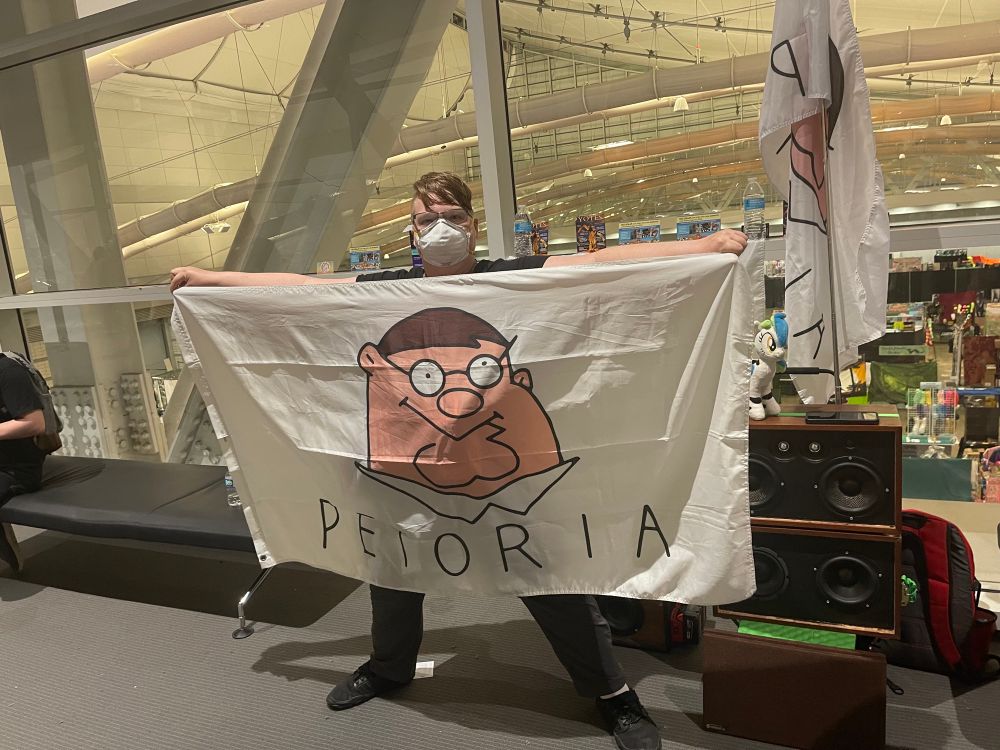 Carbontrap looking fucking cool with a Petoria flag again.