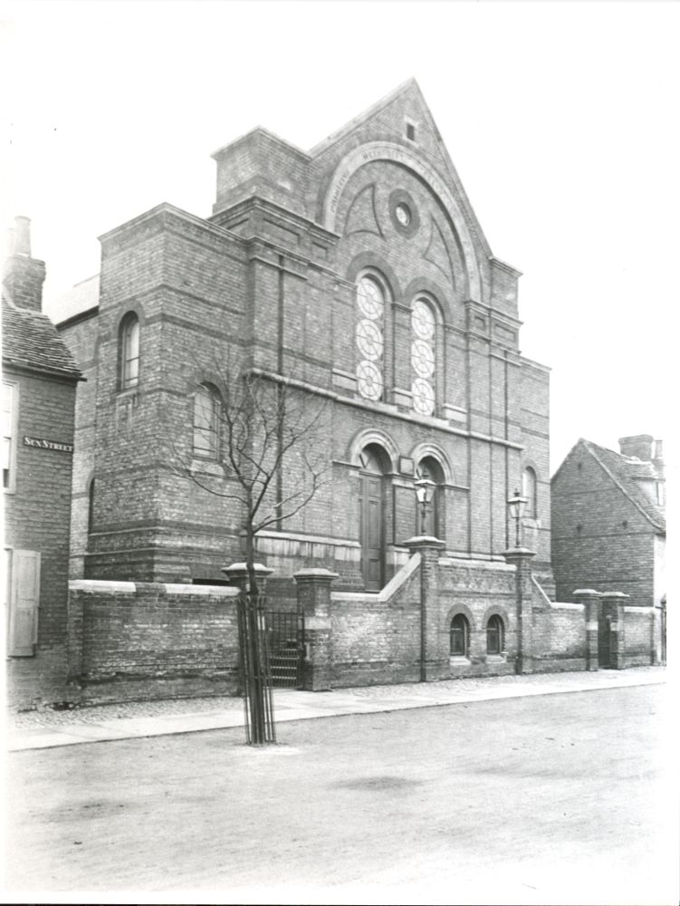 The very large Primitive Methodist Chapel on Newmarket Road, which was later used as a furniture store by Peak's Removal company before being used as a nightclub and having a fire in the 1980s.