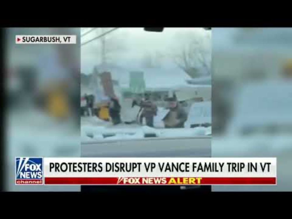 Hundreds Of Protesters Show Up To Meet JD Vance In Vermont
