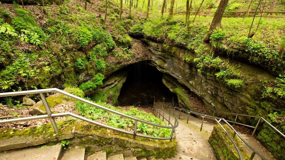 The Historic Entrance of Mammoth Cave.