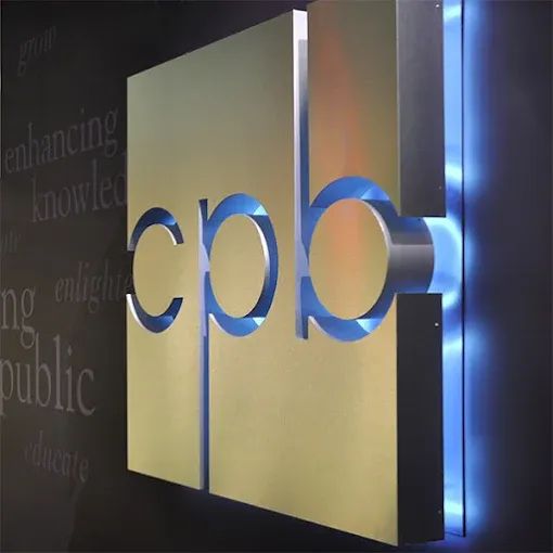Corporation for Public Broadcasting (CPB) logo.