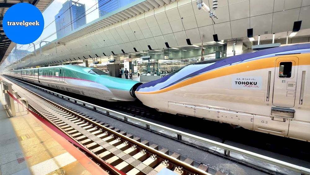 Japan's New Coupling Shinkansen Bullet Train Travel from Hokkaido to Tokyo