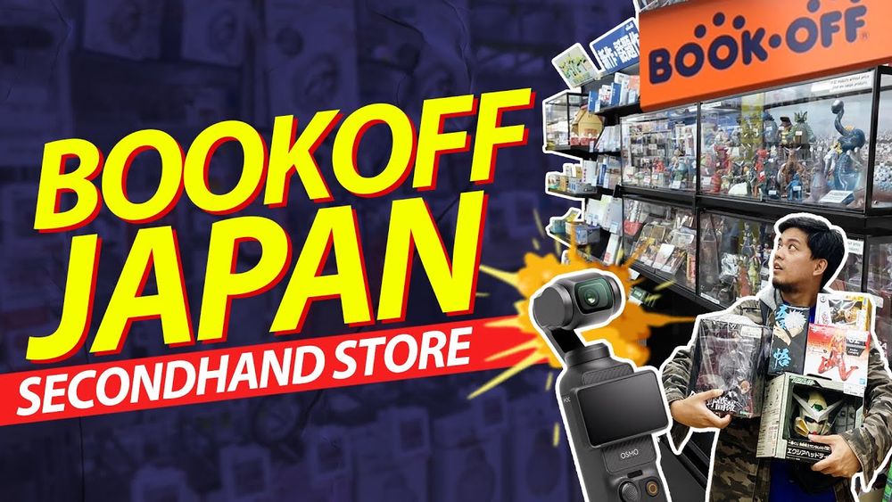 Thrifting in BookOff Japan for gadgets and anime toys #japan #thrifting #japanshopping