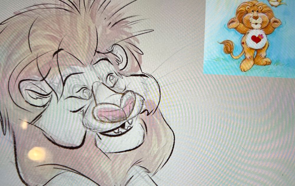 WIP fanart of Brave Heart Lion