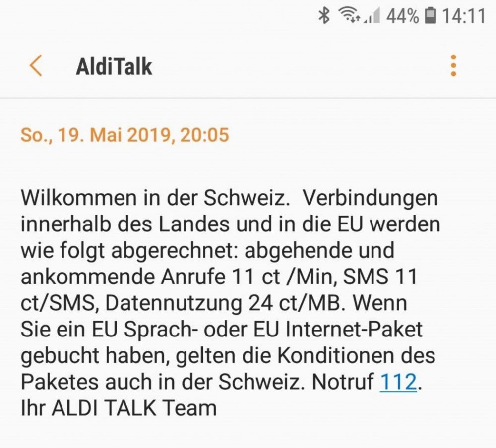 Kostenfalle Alditalk in der Schweiz & Europäischen Nicht-EU Ausland - Bastel & Reparatur Blog