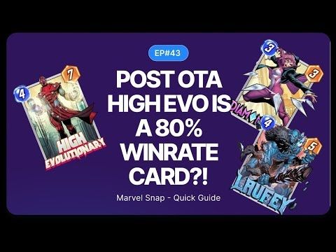 POST OTA HIGH EVO is TIER1! Play this 80% Winrate Affliction Deck!! - MARVEL SNAP