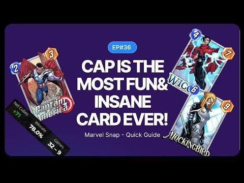 PLAY THIS 78% WINRATE CAPTAIN AMERICA DECK! Sam Wilson is INSANE! - MARVEL SNAP