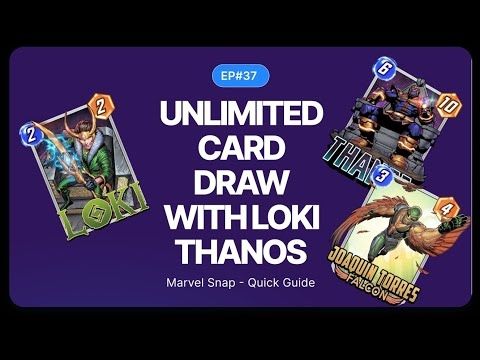 UNLIMITED CARD DRAW?! Loki Thanos is SO GOOD!! - MARVEL SNAP