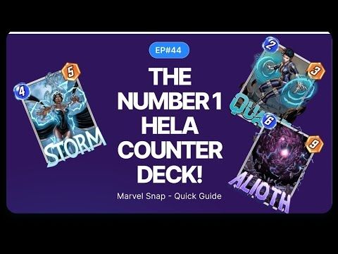 THE NO1 HELA COUNTER DECK! Play this OP CONTROL DECK for FREE WINS!! - MARVEL SNAP