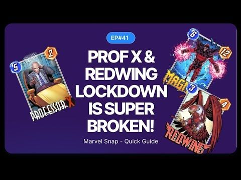 PROF X LOCKDOWN is OP! - This deck is way too strong! - MARVEL SNAP