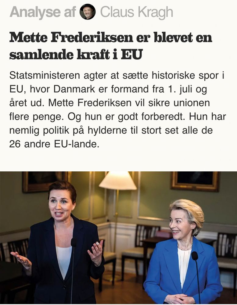 Analyse om dk eu-formandskab 