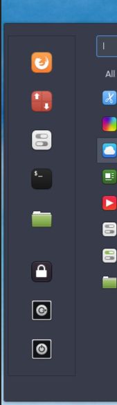 start menu on cinnamon, really weirdly spaced icons inside a box that also has really weird margins around it