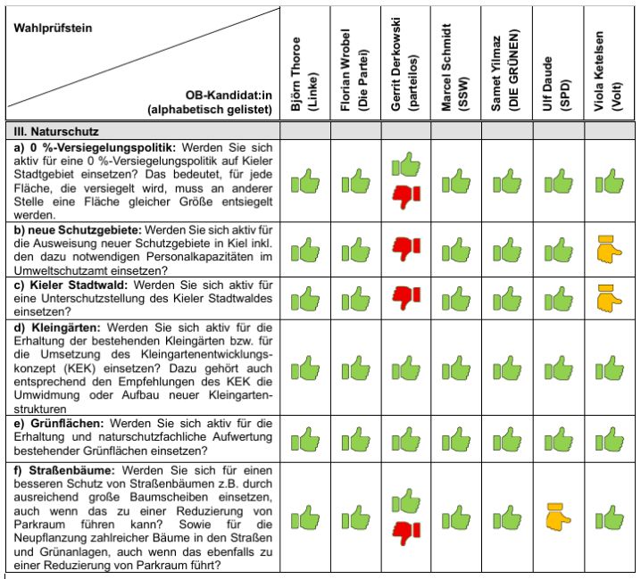 Wahlprüfsteine - Fragen an die OB-Kandidaten