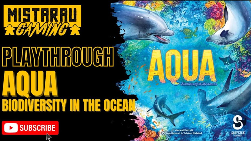 Aqua - Biodiversity in the Ocean | How to Play | Solo Playthrough | Mista Rau Gaming |