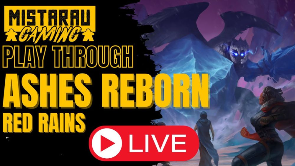 Ashes Reborn: Red Rains | Solo Playthrough | Mista Rau Gaming