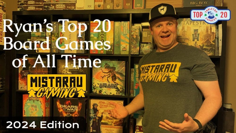 Top 20 Board Games of All Time (MistaRau's 2024 Edition)