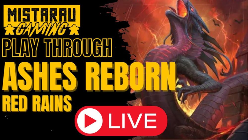 Ashes Reborn: Red Rains | Solo Playthrough | Mista Rau Gaming