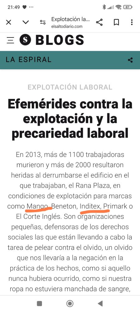 En el incendio de Bangladesh donde murieron 1100 personas y más de 2000 resultaron heridas se cosía ropa para Mango, Inditex o el Corte Inglés 