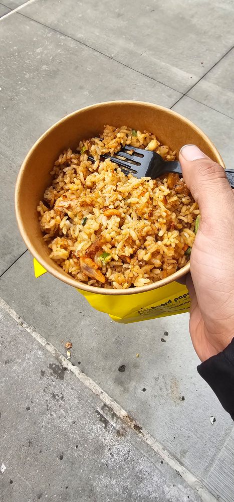 Some yummy fried rice thing forgot the name, but was super yummy!