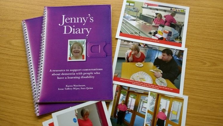 Image of Jenny's Diary booklet and postcards