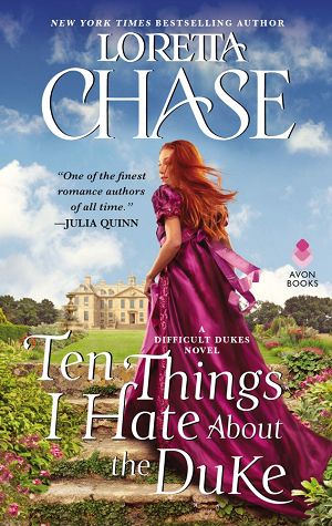 Cover of Ten Things I Hate About the Duke by Loretta Chase