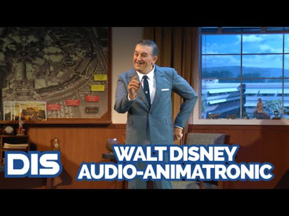 First look at the Walt Disney Audio-Animatronic in Walt Disney: A Magical Life at Disneyland