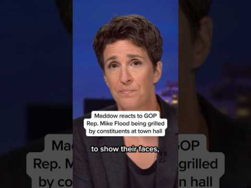 Maddow reacts to GOP Rep. Mike Flood being grilled by constituents at town hall