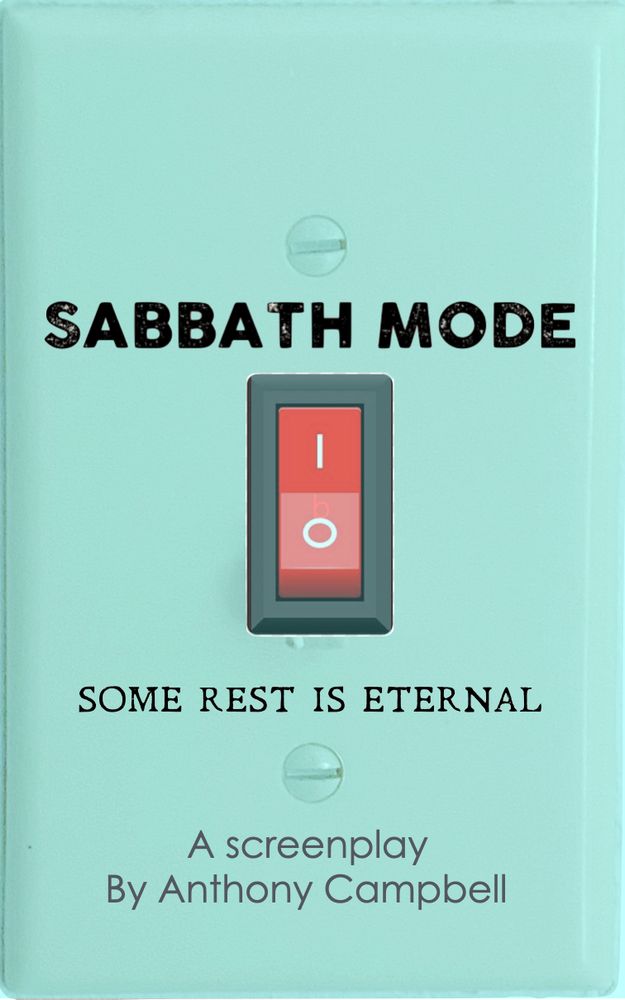 Poster for SABBATH MODE, a new short:

An ambitious influencer moves into the mansion of a late Hollywood mogul—but when Sabbath Mode activates during The Rapture, he finds he’s trapped in a place where nothing unlocks or turns on, and something won’t turn off. 
