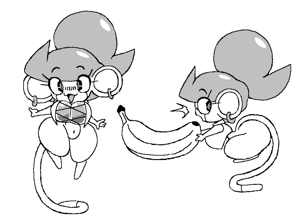 Orianna monke, character belonging to @lewdrise.bsky.social