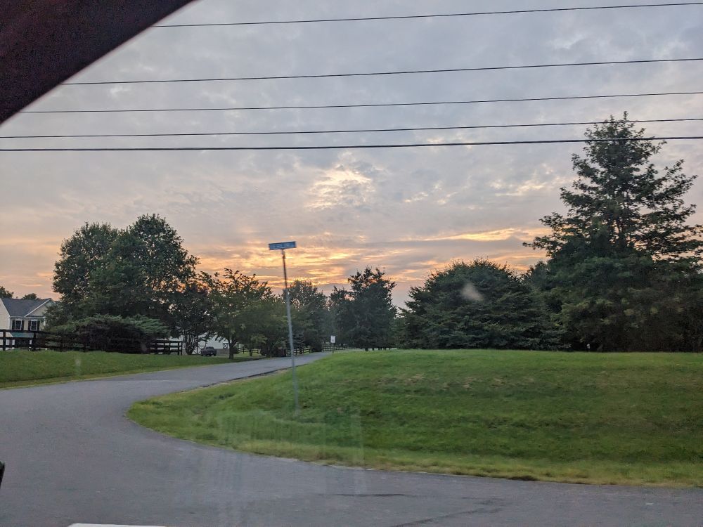 Sunset in Loudoun County 