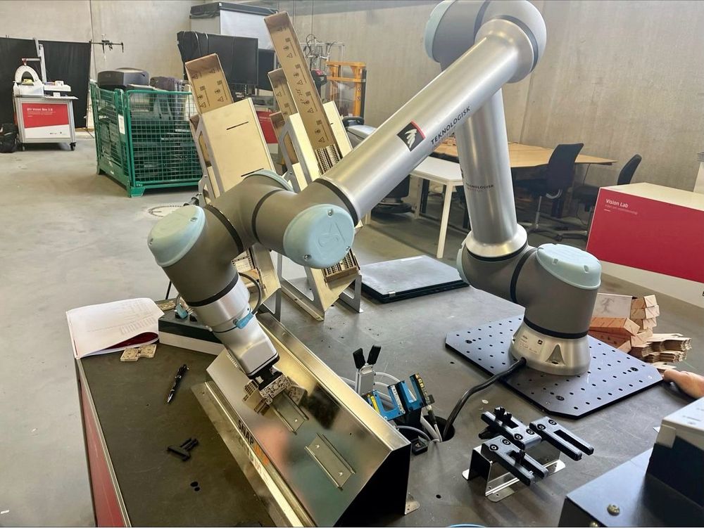 Robot hand in motion