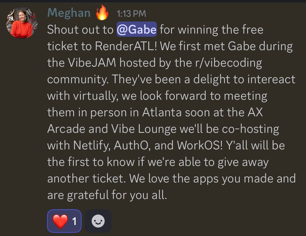 I won a free ticket to a professional tech competition in Atlanta! 