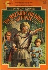 A young blond white man dressed in a grey tunic and brown slacks, holding an unsheathed sword is pointing off page; he is flanked on the left by a girl with long red hair who is carrying a staff and dressed in a blue sweatshirt and wearing tennis shoes tied around her neck; on his right, a young red-haired boy whose hair is cut short. He is also dressed in a blue sweatshirt, jeans and is wearing his tennis shoes around his neck. They are emerging from a forest and stand in front of a thick tree. Trivia: this is the 1982 Avon Camelot trade paperback edition